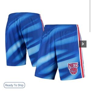 Mitchell & Ness New Jersey Nets Hardwood Classics Swingman Shorts